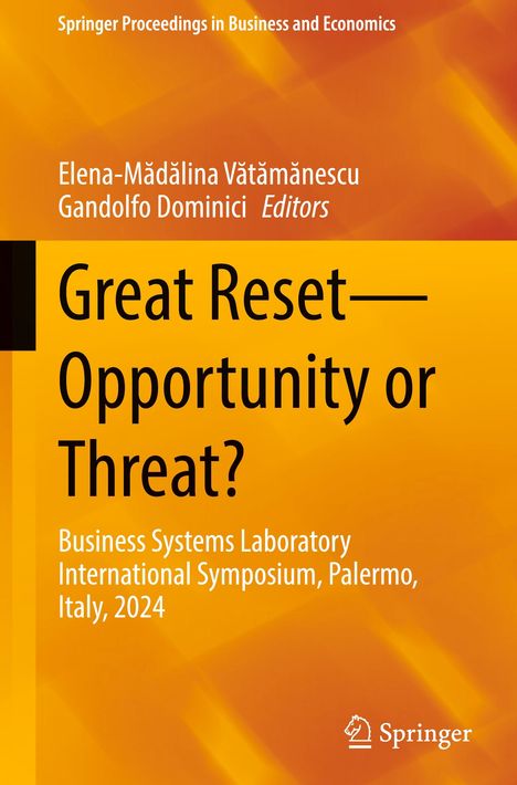 Great Reset¿Opportunity or Threat?, Buch