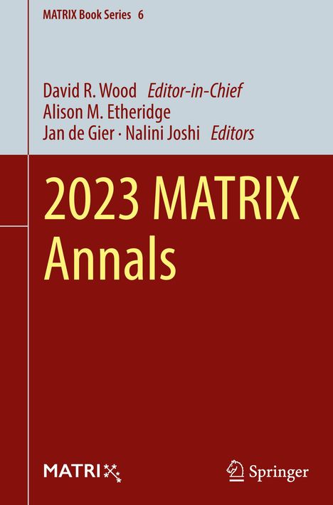 2023 MATRIX Annals, Buch