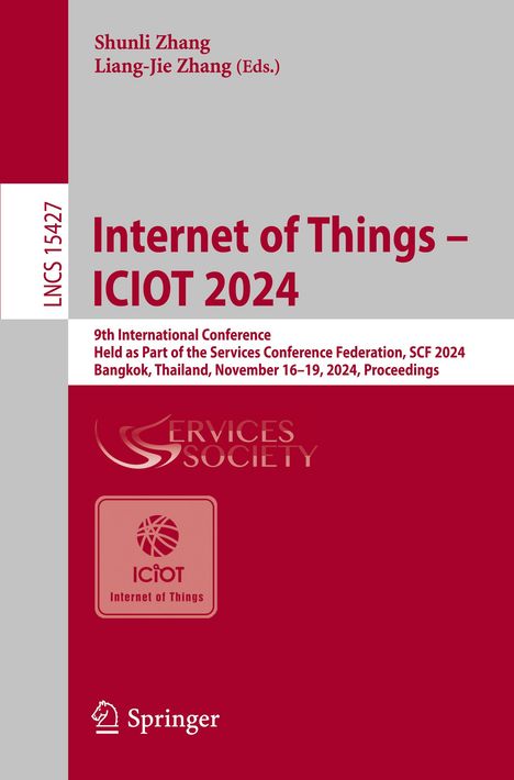 Internet of Things ¿ ICIOT 2024, Buch