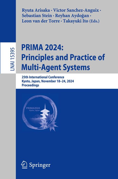 PRIMA 2024: Principles and Practice of Multi-Agent Systems, Buch