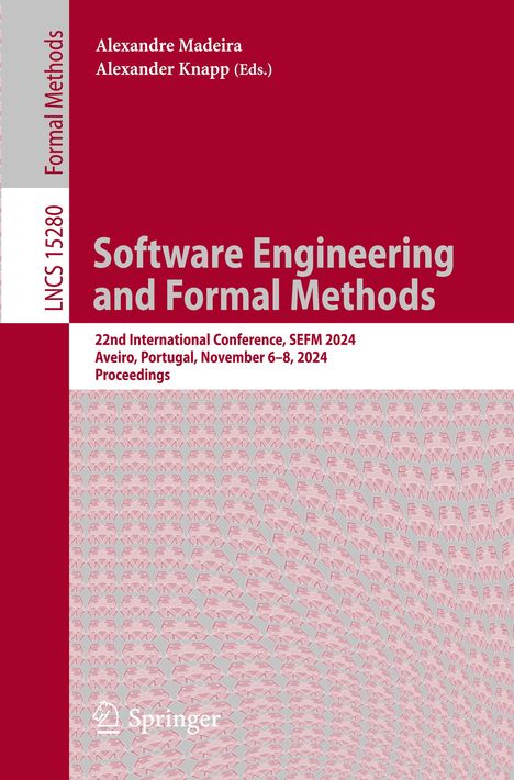 Software Engineering and Formal Methods, Buch