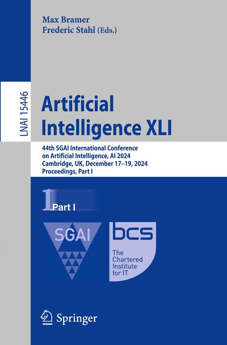 Artificial Intelligence XLI, Buch