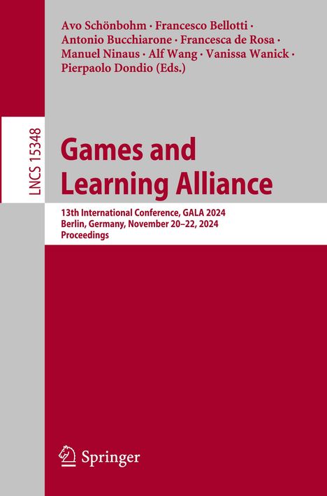 Games and Learning Alliance, Buch