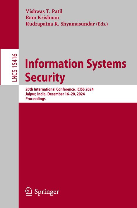 Information Systems Security, Buch