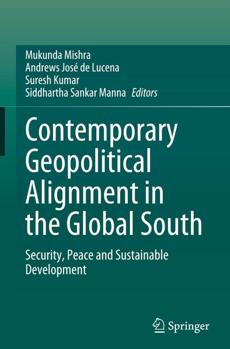 Buchtitel: "Contemporary Geopolitical Alignment in the Global South". Logo: Springer. Jadegrüner Hintergrund.