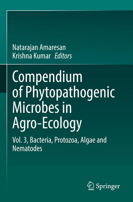 Titel: "Compendium of Phytopathogenic Microbes in Agro-Ecology, Vol. 3". Grüne Buchcover, Springer-Logo unten.