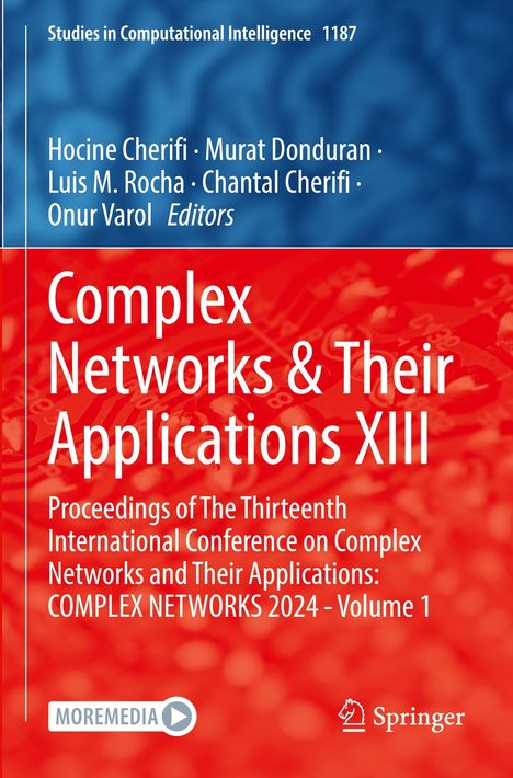 Titel: Complex Networks & Their Applications XIII. Autoren: Hocine Cherifi und andere. Springer-Logo unten rechts.