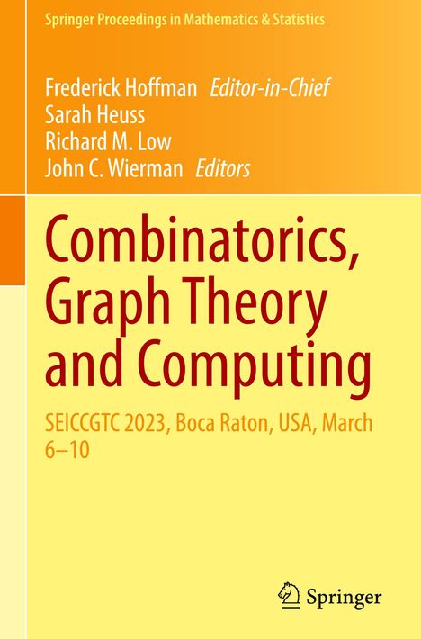 Combinatorics, Graph Theory and Computing, Buch