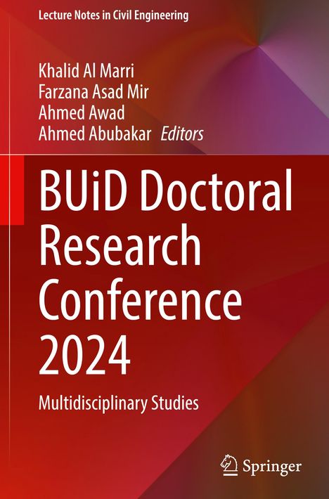 BUiD Doctoral Research Conference 2024, Buch
