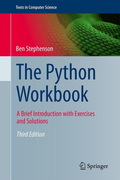 Ben Stephenson: The Python Workbook, Buch