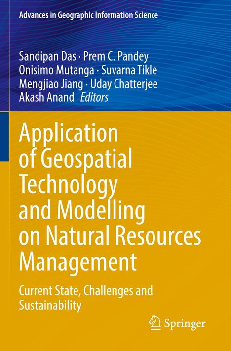 Titel: "Application of Geospatial Technology and Modelling on Natural Resources Management". Oben: Autoren, unten: Springer-Logo.