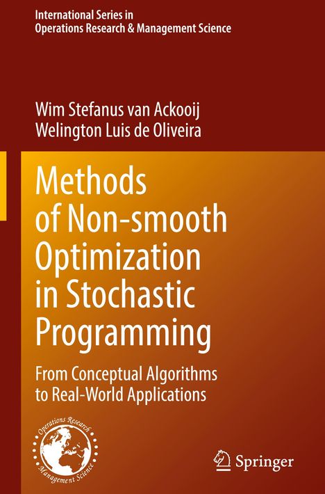 Welington Luis de Oliveira: Methods of Nonsmooth Optimization in Stochastic Programming, Buch