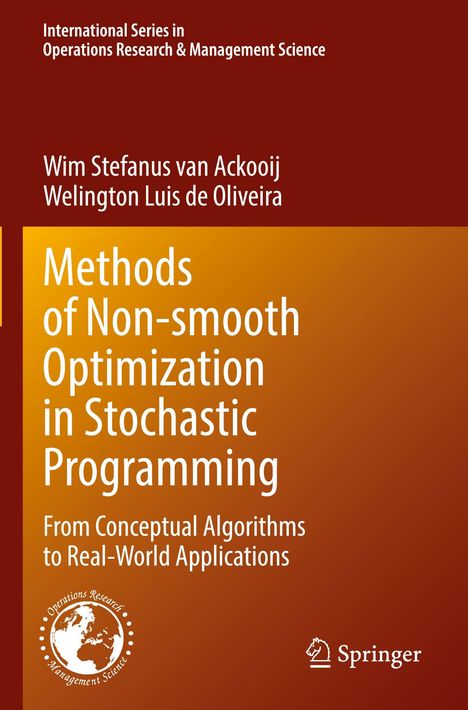 Buchtitel: "Methods of Non-smooth Optimization in Stochastic Programming" von Wim van Ackooij und Wellington de Oliveira.