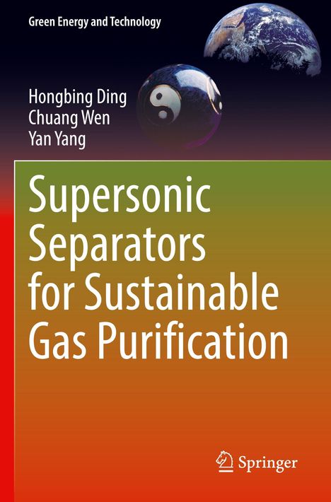 "Supersonic Separators for Sustainable Gas Purification" in großer Schrift. Hintergrund mit Erde und Yin-Yang.