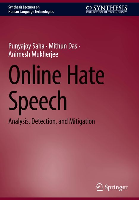 Punyajoy Saha: Online Hate Speech, Buch