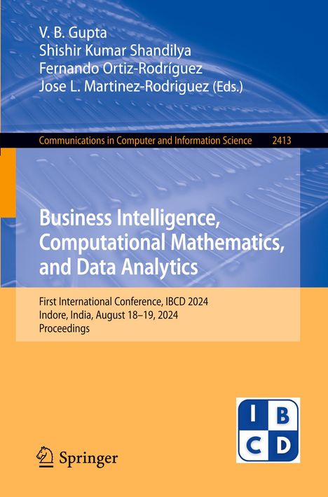 Business Intelligence, Computational Mathematics, and Data Analytics, Buch