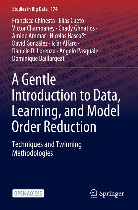 „A Gentle Introduction to Data, Learning, and Model Order Reduction“; Autoren, blauer Hintergrund, Springer-Logo.