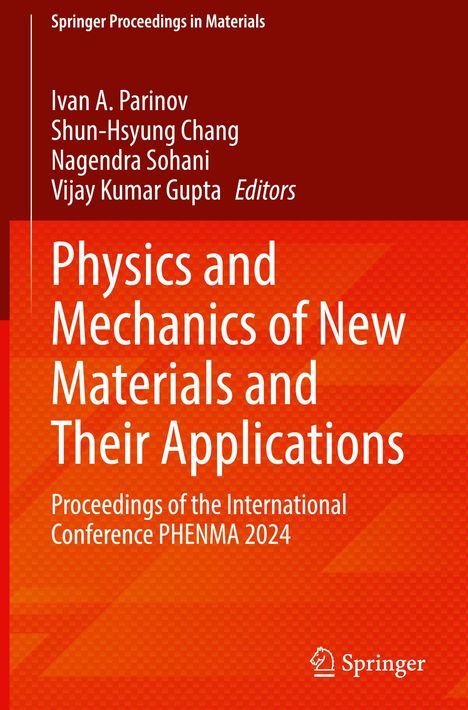 Physics and Mechanics of New Materials and Their Applications, Buch