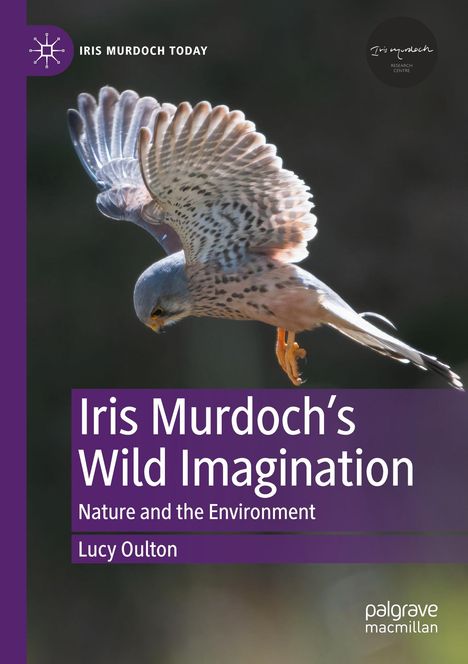 „Iris Murdoch's Wild Imagination. Nature and the Environment.“ Lucy Oulton. Ein Falke im Flug mit ausgebreiteten Flügeln.