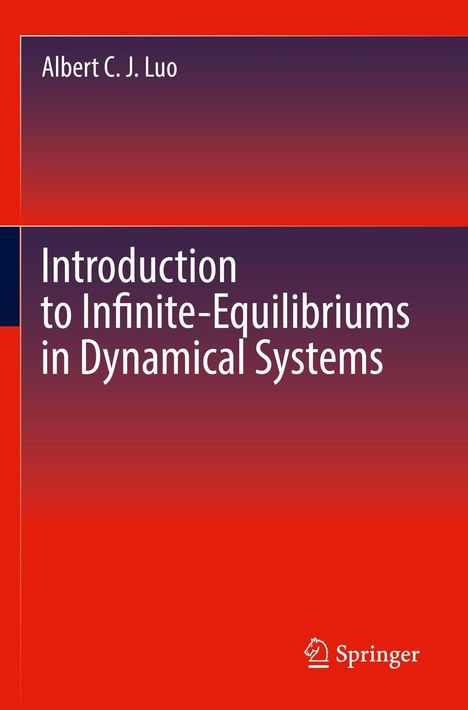 Albert C. J. Luo, Introduction to Infinite-Equilibriums in Dynamical Systems, Springer Logo. Farbverlauf rot zu lila.