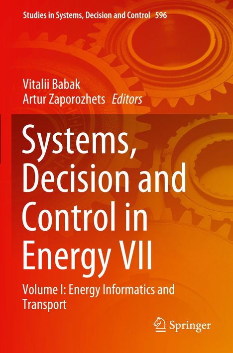 Titel: "Systems, Decision and Control in Energy VII." Hintergrund: Zahnräder; Logo: Springer.