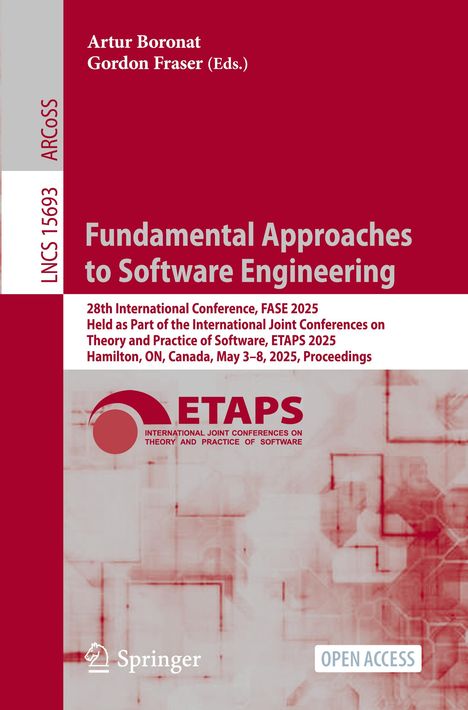 Fundamental Approaches to Software Engineering, Buch