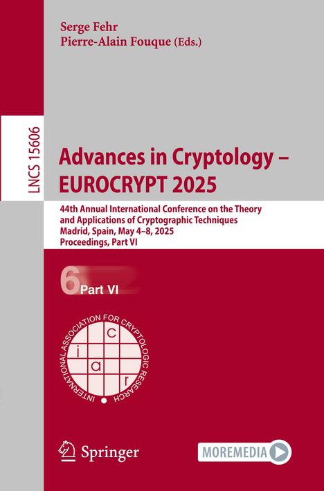 Advances in Cryptology - EUROCRYPT 2025, Buch