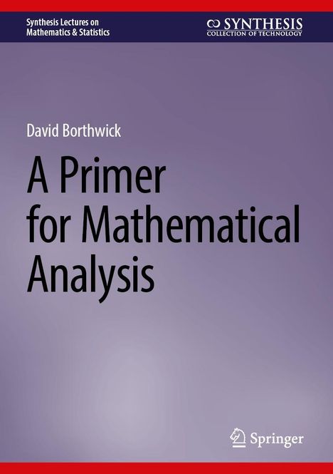 David Borthwick: A Primer for Mathematical Analysis, Buch