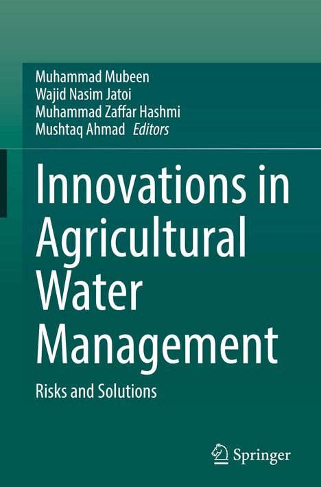 Innovations in Agricultural Water Management, Buch