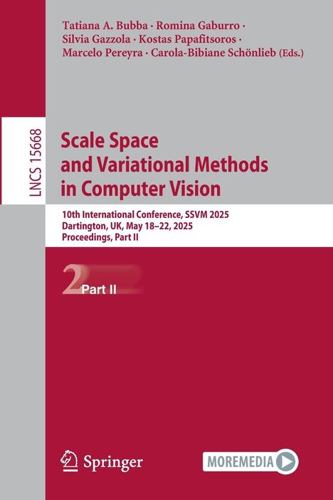 Scale Space and Variational Methods in Computer Vision, Buch
