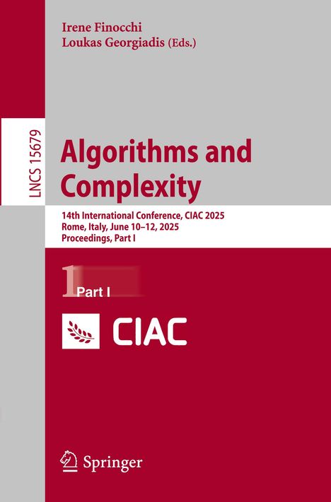 Algorithms and Complexity, Buch