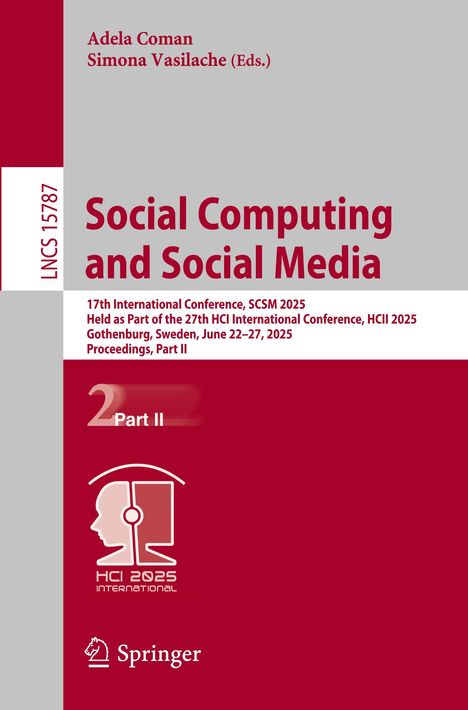Social Computing and Social Media, Buch