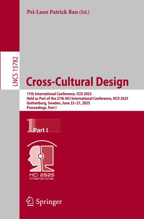Cross-Cultural Design, Buch