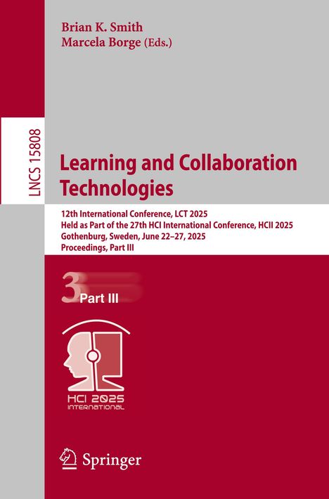 Learning and Collaboration Technologies, Buch