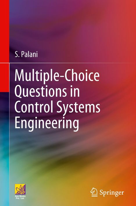 Text: "S. Palani, Multiple-Choice Questions in Control Systems Engineering, Ane Books Pvt. Ltd., Springer". Farbverlauf-Hintergrund.