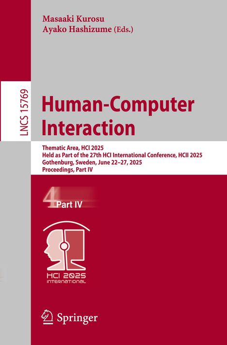 Human-Computer Interaction, Buch