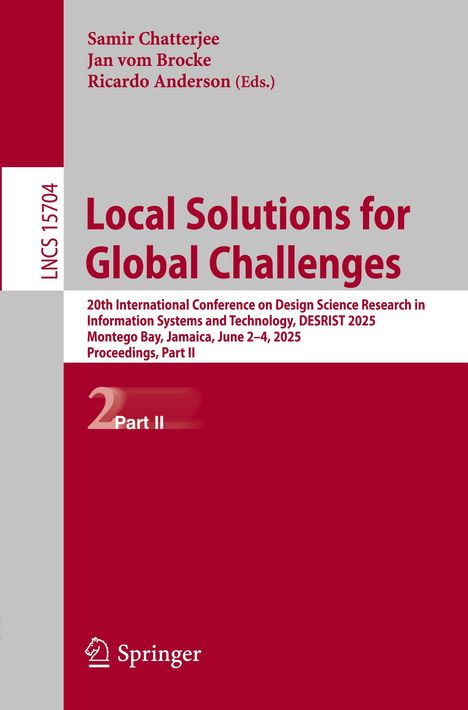 Local Solutions for Global Challenges, Buch