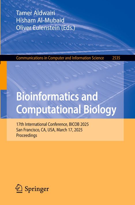 Bioinformatics and Computational Biology, Buch