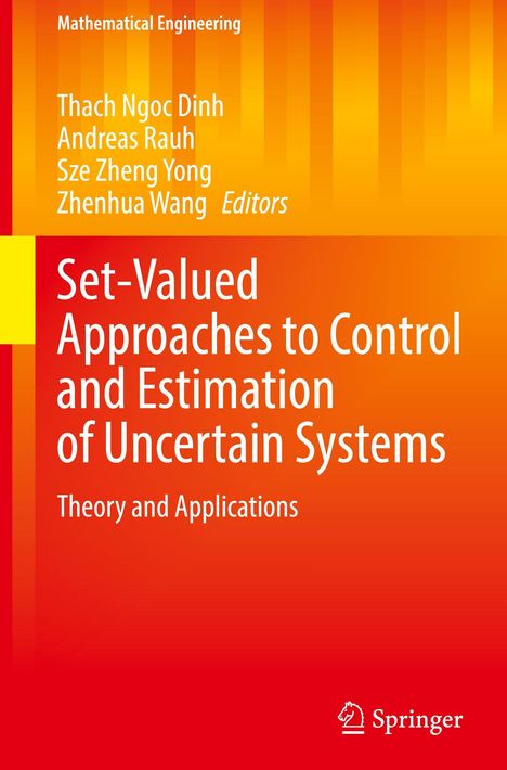 Titel: "Set-Valued Approaches to Control and Estimation of Uncertain Systems". Hintergrund: Verlauf von Gelb nach Rot.