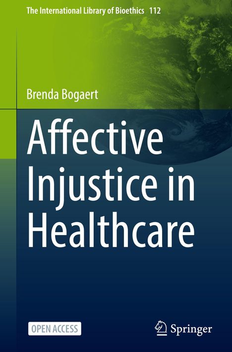 Brenda Bogaert: Affective Injustice in Healthcare, Buch