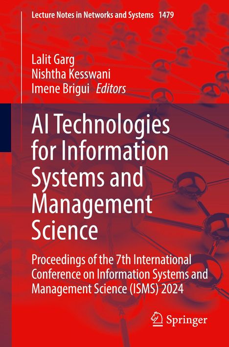 AI Technologies for Information Systems and Management Science, Buch