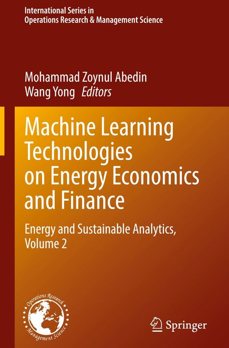 Machine Learning Technologies on Energy Economics and Finance, Buch