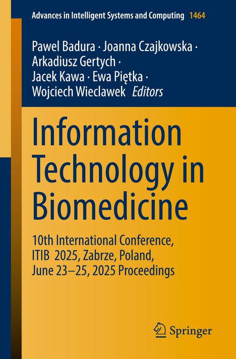 Information Technology in Biomedicine, Buch