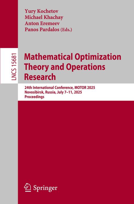 Mathematical Optimization Theory and Operations Research, Buch