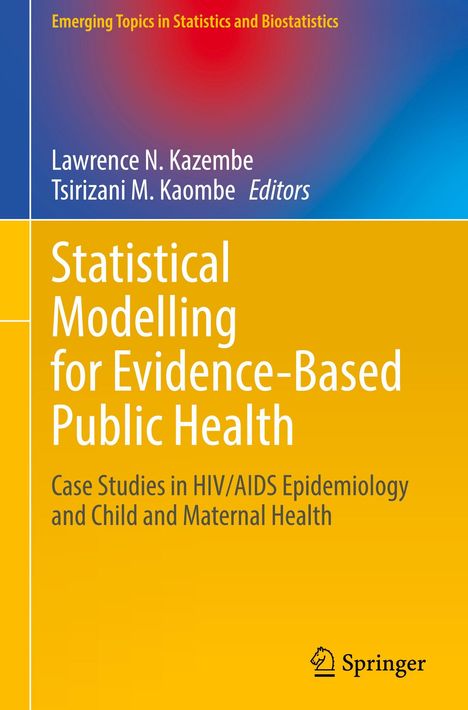 „Statistical Modelling for Evidence-Based Public Health“ auf gelbem Hintergrund, Springer-Logo unten rechts.
