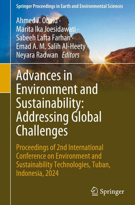 Advances in Environment and Sustainability: Addressing Global Challenges, Buch