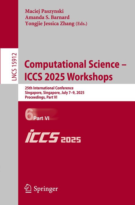 Computational Science - ICCS 2025 Workshops, Buch