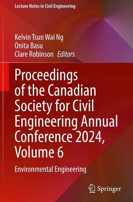 Titel: "Proceedings of the Canadian Society for Civil Engineering Annual Conference 2024, Volume 6". Hintergrund: Farbverlauf.
