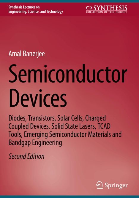 Text: "Semiconductor Devices" (Zweites Bild), Diagonale rote Abstufung, Logo unten rechts.