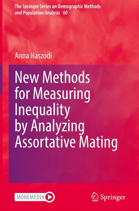 Titel: "New Methods for Measuring Inequality by Analyzing Assortative Mating". Roter Hintergrund, Springer-Logo unten.